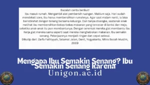 Mengapa Ibu Semakin Senang Ibu Semakin Senang Karena