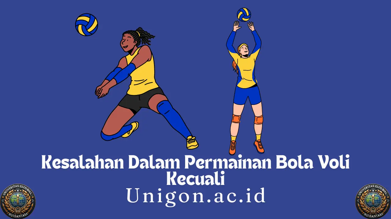 Kesalahan Dalam Permainan Bola Voli Kecuali