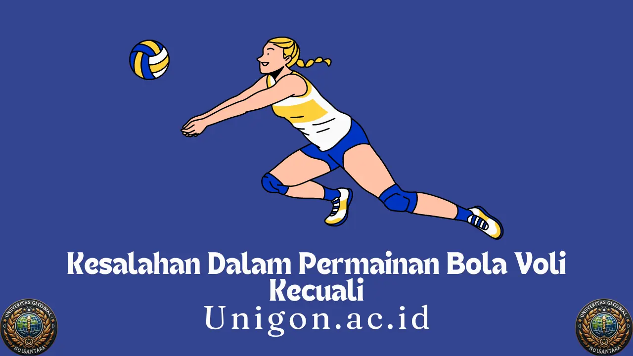 Kesalahan Dalam Permainan Bola Voli Kecuali