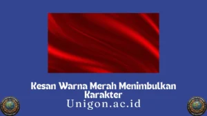 Kesan Warna Merah Menimbulkan Karakter