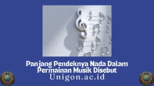 Panjang Pendeknya Nada Dalam Permainan Musik Disebut